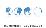 3d world maps primary blue... | Shutterstock .eps vector #1921461335