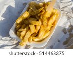 Portion Of British Chips Or...