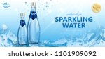 sparkling water with clear... | Shutterstock .eps vector #1101909092