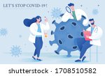 thank you banner for virus... | Shutterstock .eps vector #1708510582
