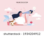 online education and knowledge... | Shutterstock .eps vector #1934204912