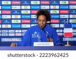 Small photo of Skopje, North Macedonia, 07..11 2022, Handball player NZE MINKO Estelle during the game between Romania vs France count for Women's EHF Euro 2022.