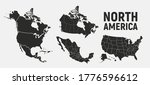 north america map templates.... | Shutterstock .eps vector #1776596612
