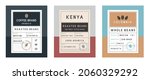 set of vintage coffee labels.... | Shutterstock .eps vector #2060329292