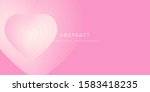 pink love valentine heart... | Shutterstock .eps vector #1583418235