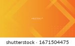 fresh orange gradient web... | Shutterstock .eps vector #1671504475