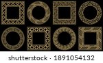 baroque style patterns.... | Shutterstock .eps vector #1891054132