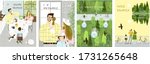family. set of vector... | Shutterstock .eps vector #1731265648