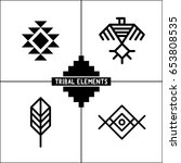 Aztec Tribal Elements Icons