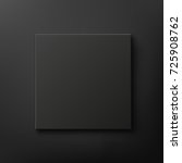 black box isolated on black... | Shutterstock . vector #725908762