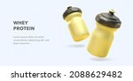 whey protein banner template... | Shutterstock .eps vector #2088629482