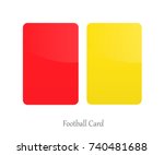 Red And Yellow Card Football....