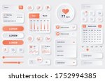 user interface elements for... | Shutterstock .eps vector #1752994385