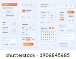 user interface elements for... | Shutterstock .eps vector #1906845685