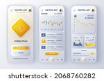 cryptocurrency concept... | Shutterstock .eps vector #2068760282