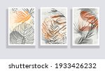  trendy set of watercolor... | Shutterstock .eps vector #1933426232