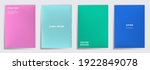 tech cover templates set.... | Shutterstock .eps vector #1922849078