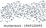 big school of fish swimming... | Shutterstock .eps vector #1969120495