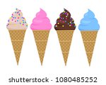 Delicious Multicolor Ice Creams ...