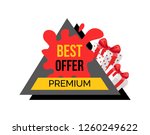 best offer of buying premium... | Shutterstock .eps vector #1260249622