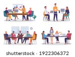 office staff  work and... | Shutterstock .eps vector #1922306372