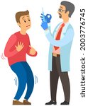 doctor making treatment with... | Shutterstock .eps vector #2003776745