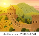 world famous landmark   great... | Shutterstock .eps vector #2038744778