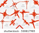set gift card vector... | Shutterstock .eps vector #530817985