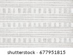 white linen stripe texture | Shutterstock . vector #677951815