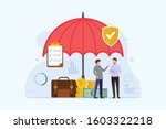 busines insurance design... | Shutterstock .eps vector #1603322218