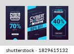 cyber monday sale social media... | Shutterstock .eps vector #1829615132