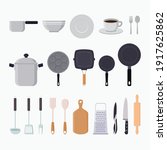 Kitchen Tools Graphic Elements...