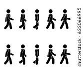 Man People Various Walking...
