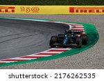 Small photo of Spielberg, Austria - July 08 2022: Sebastian Vettel (GER) Aston Martin AMR22 during Free Practice 1 of F1 Austrian Grand Prix 2022 - Jul 08 2022