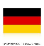 germany flag icon with... | Shutterstock .eps vector #1106737088