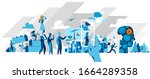 modern technological society... | Shutterstock .eps vector #1664289358