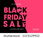 website poster design for black ... | Shutterstock .eps vector #1215129922
