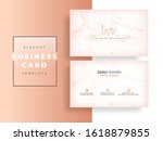 elegant business card template... | Shutterstock .eps vector #1618879855