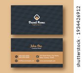 business or visiting card with... | Shutterstock .eps vector #1934426912