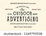 the outdoor advertising.... | Shutterstock .eps vector #1169793538