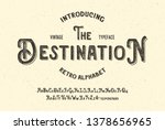 "the destination". handmade... | Shutterstock .eps vector #1378656965