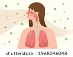 illustration showing how virus... | Shutterstock .eps vector #1968046048