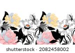 vector floral seamless pattern  ... | Shutterstock .eps vector #2082458002