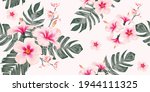 Seamless Pattern Floral With...