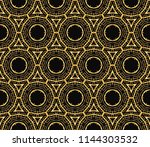 seamless geometric pattern.... | Shutterstock . vector #1144303532