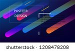 colorful background with simple ... | Shutterstock .eps vector #1208478208