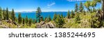 Panoramic Of Lake Tahoe During...
