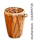 Native American Drum Isolated...
