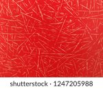 Small photo of Fiberglass polyresin sheet surface in red color.