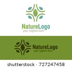 abstract logo with nature... | Shutterstock .eps vector #727247458